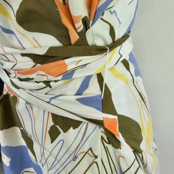 Lafayette 148 New York Aileen Print Tie-Waist Midi Dress - Picture 4 of 11